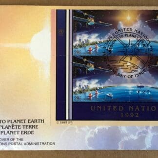 UN Scott # 609-610 FDC