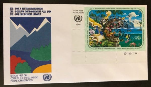 UN Vienna Scott # 110-113 FDC