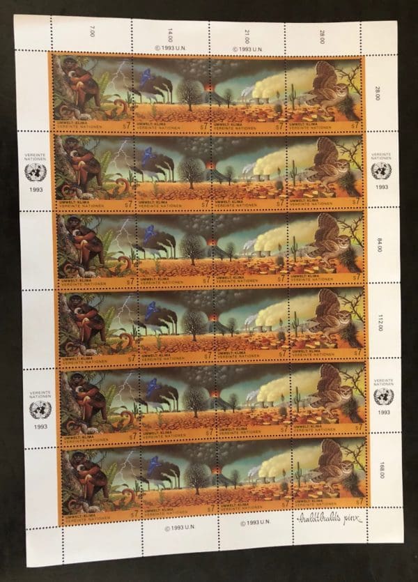 UN Vienna Scott # 156-159 MNH