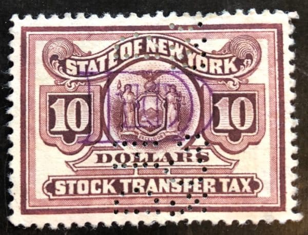 New York Stock NY$10