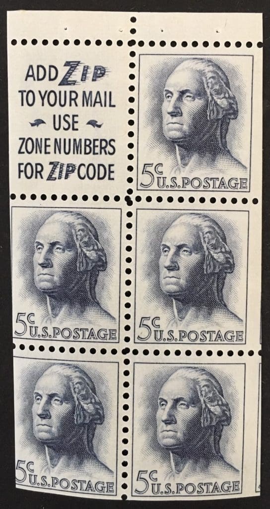 Scott # 1213a Booklet Pane MNH