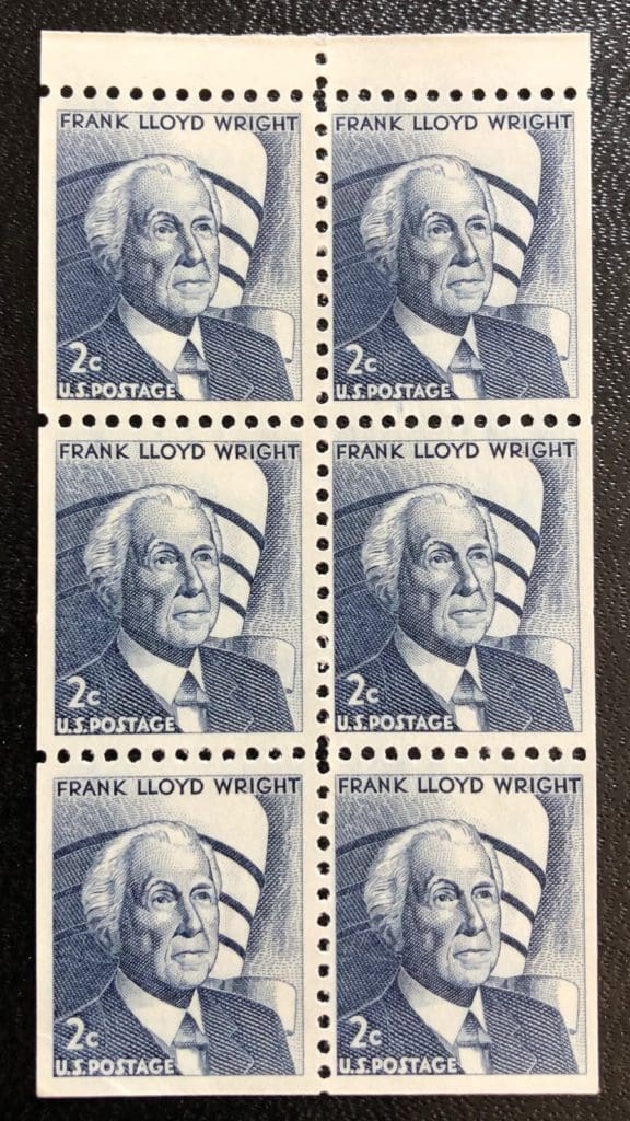 Scott # 1280c Booklet Pane Dull Gum MNH