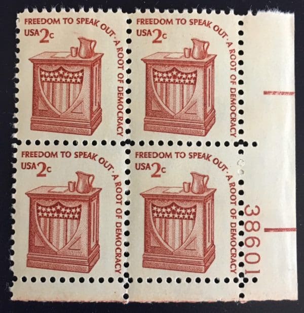 Scott # 1582 Plate Block MNH