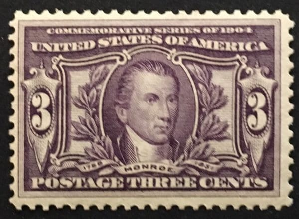 Scott # 325 Mint Never Hinged