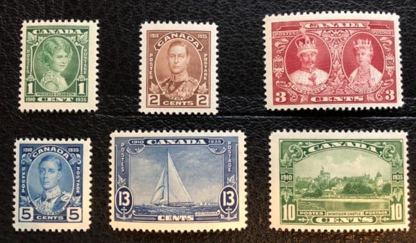 Canada Scott # 211-16 MNH