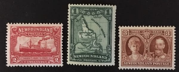 Newfoundland Scott # 172-74 MLH