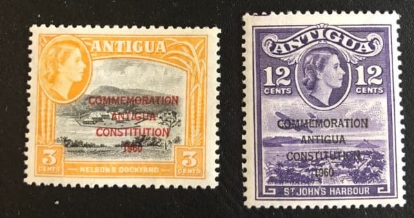 Antigua Scott # 125-126 Mint Never Hinged