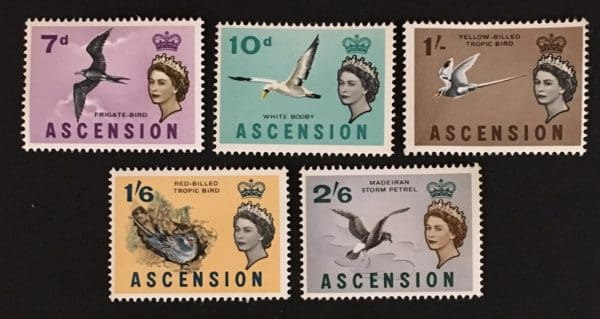 Ascension Scott # 81-85 Mint Hinged