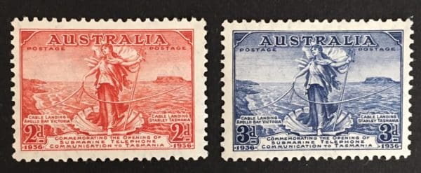 Australia Scott # 157-58 Mint Hinged