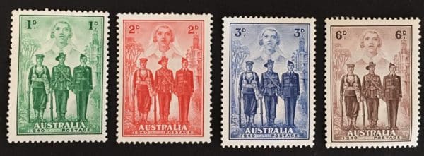 Australia Scott # 184-87 Mint Hinged