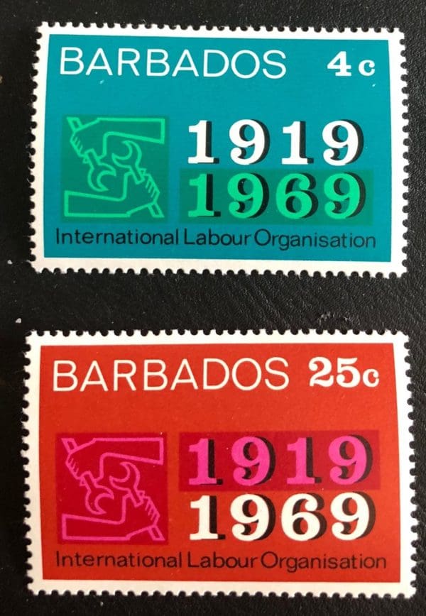 Barbados Scott # 320-321 Mint Never Hinged