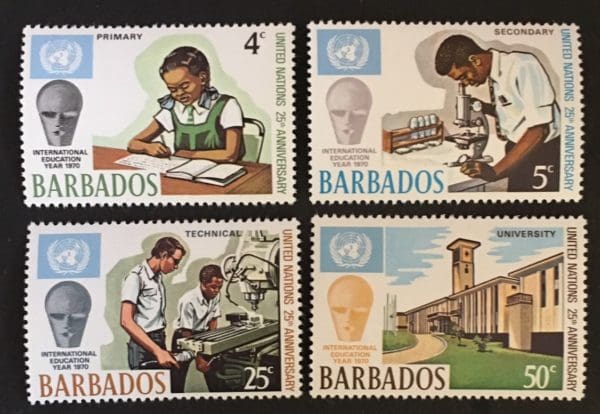 Barbados Scott # 344-47            Mint Never Hinged