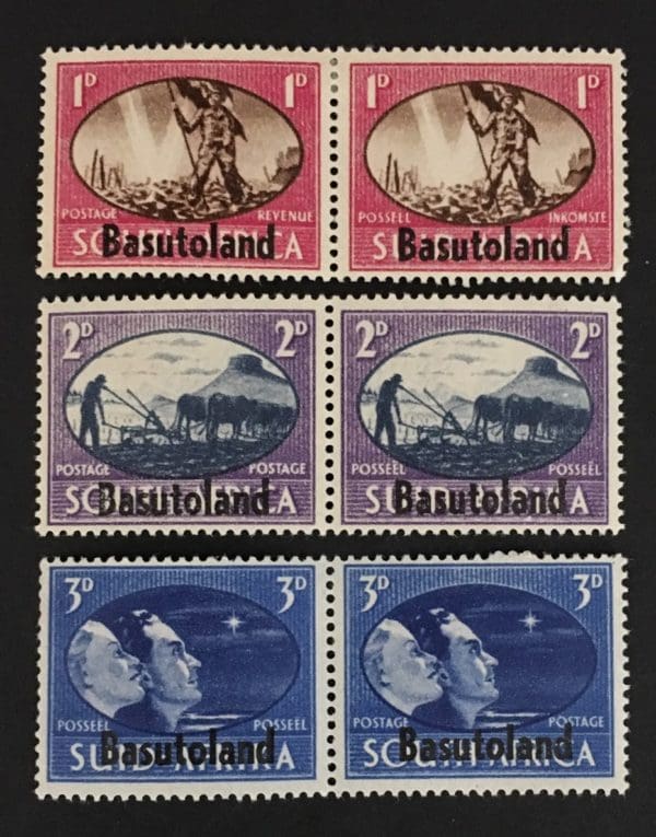 Basutoland Scott # 29-31 Mint Never Hinged