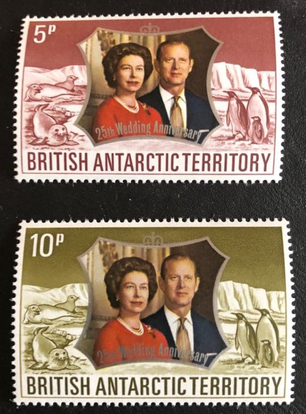 British Antarctic Territory Scott # 43-44 Mint Never Hinged