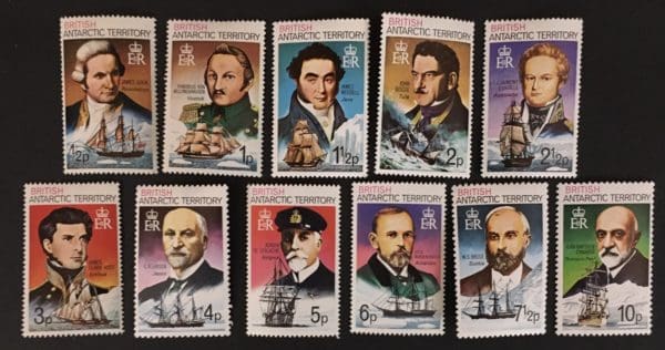 British Antarctic Territory Scott # 45-55 Mint Never Hinged