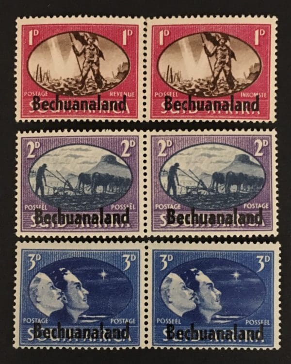 Bechunaland Scott # 137-39 Mint Never Hinged