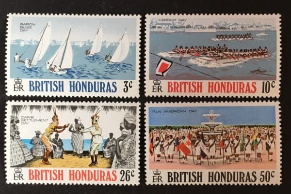 British Honduras Scott # 308-11 Mint Never Hinged