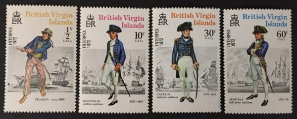 British Virgin Islands Scott                 # 237-240 Mint Never Hinged