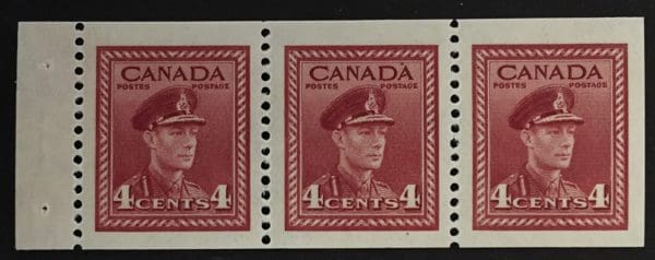 Canada Scott # 254b MNH Booklet Pane