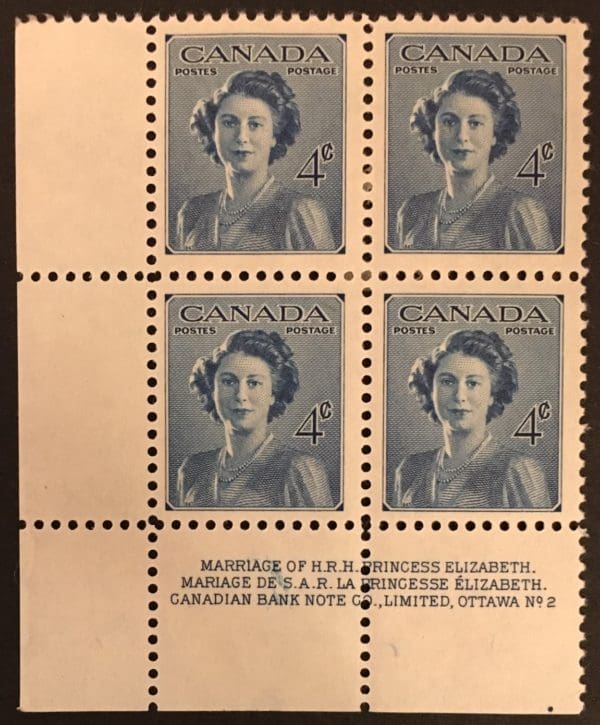 Canada Scott # 276 MNH Plate Block