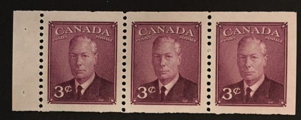 Canada Scott # 286a MNH Booklet Pane