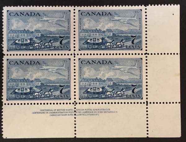 Canada Scott # 313 MNH Plate Block