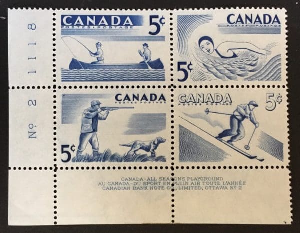 Canada Scott # 365-68 MNH