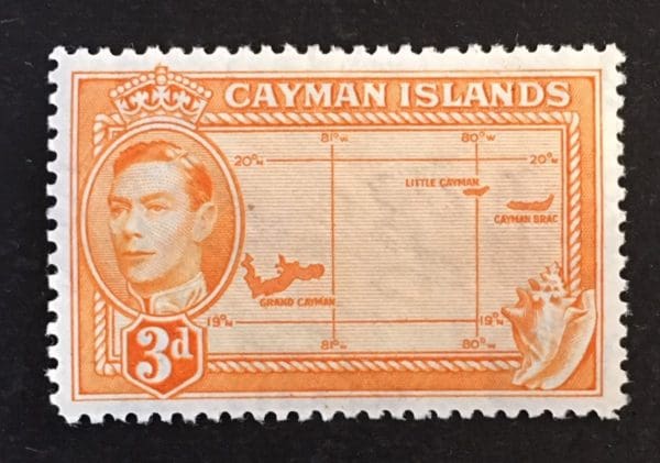 Cayman Islands  Scott # 106 Mint Hinged