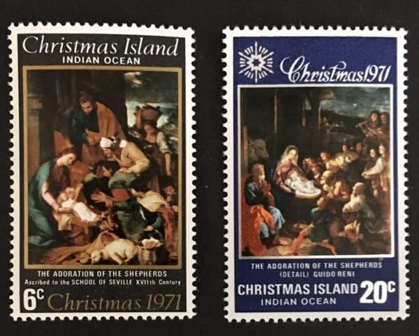 Christmas Island # 37-38 MNH