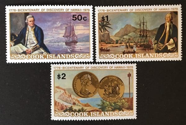 Cook Islands  Scott # 480-82 Mint Hinged