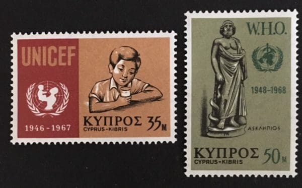 Cyprus # 317-18 MNH