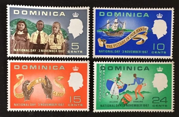 Dominica Scott # 202-05 Mint Never Hinged