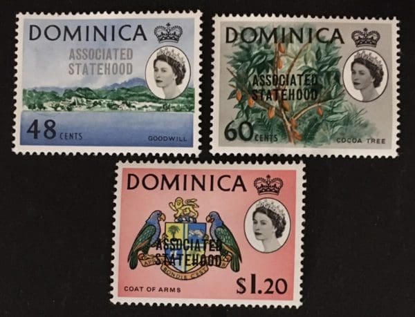 Dominica Scott # 223a-25 Mint Never Hinged