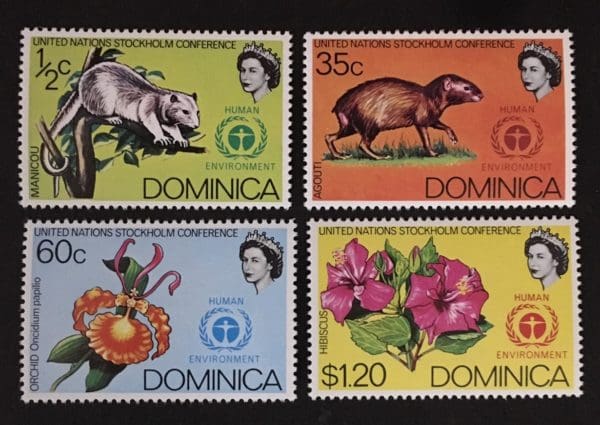 Dominica Scott # 337-40   Mint Never Hinged