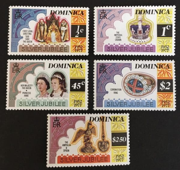 Dominica # 521-25 MNH