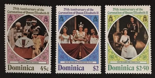 Dominica Scott # 570-72     Mint Never Hinged