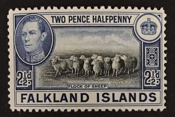 Falkland Islands Scott # 87        Mint Hinged