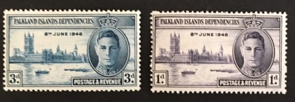 Falkland Islands Dependencies # 1L9-1L10 MNH