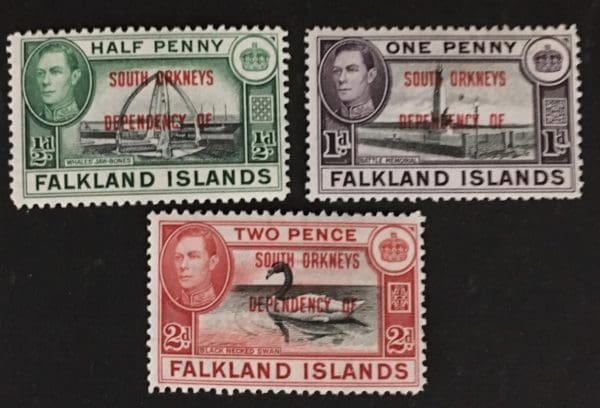 Falkland Islands Dependencies Scott # 4L1 4L3 Mint Hinged