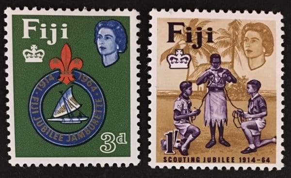 Fiji Scott # 206-07 Mint Hinged