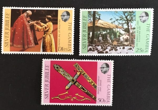 Gambia 345-47 MNH