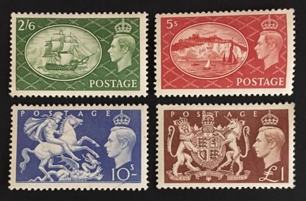 Great Britain Scott # 286-89 Mint Hinged