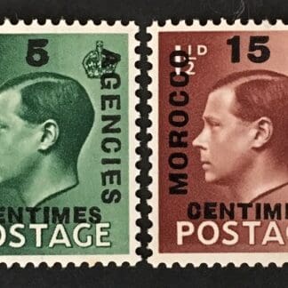 Great Britain Morocco Scott # 437-38 Mint Never Hinged