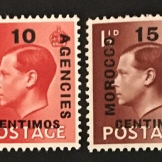 Great Britain Morocco Scott # 78-81 Mint Never Hinged