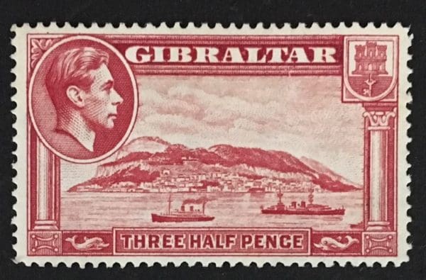 Gibraltar Scott # 109 Mint  NO GUM