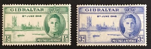 Gibraltar 119-20 MNH