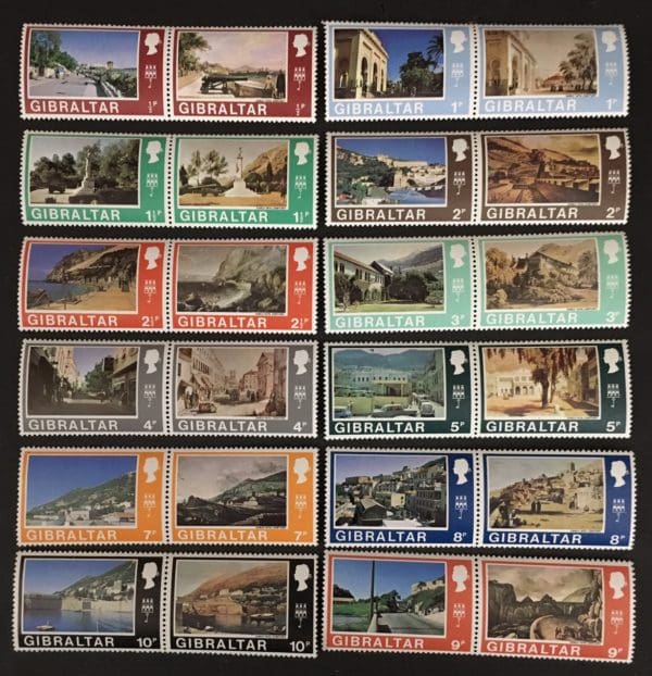 Gibraltar Scott # 241-64 Mint  Never Hinged