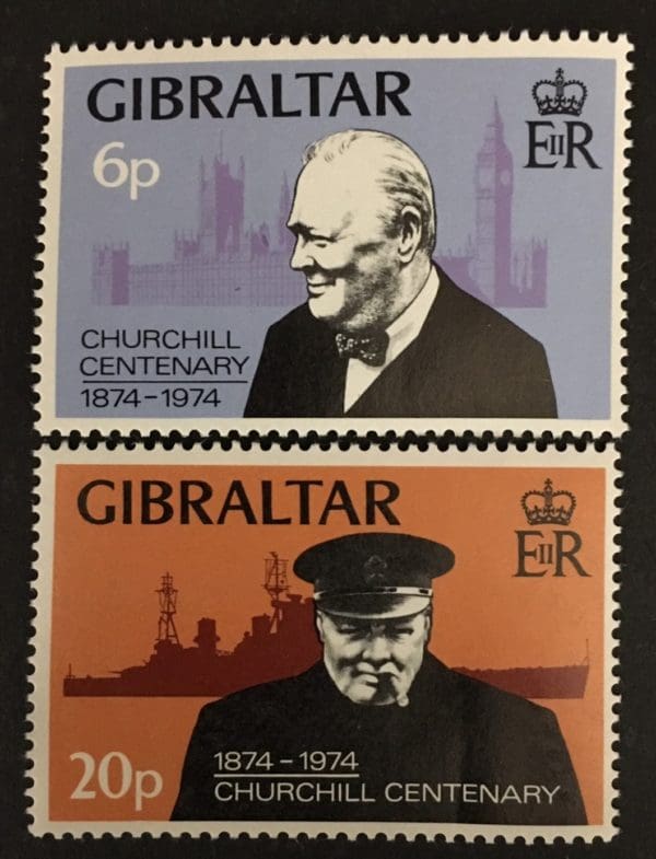 Gibraltar Scott # 316-17 Mint  Never Hinged