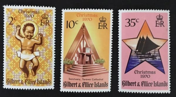 Gilbert & Ellice Scott # 170-172 MNH