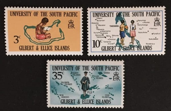 Gilbert & Ellice Scott #154-56 Mint Never Hinged